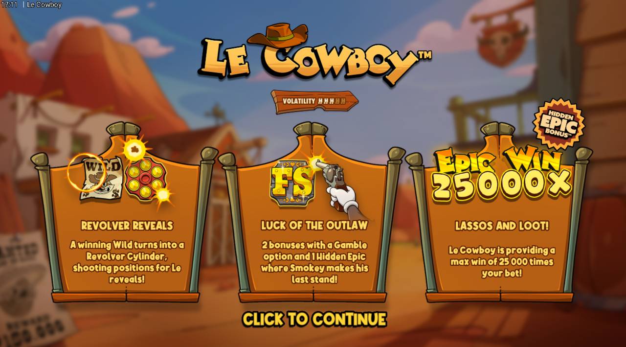 Le Cowboy (Hacksaw Gaming) Image 1